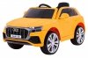 Audi Q8 Lift, SUV na akumulator dla dzieci Żółty + Pilot